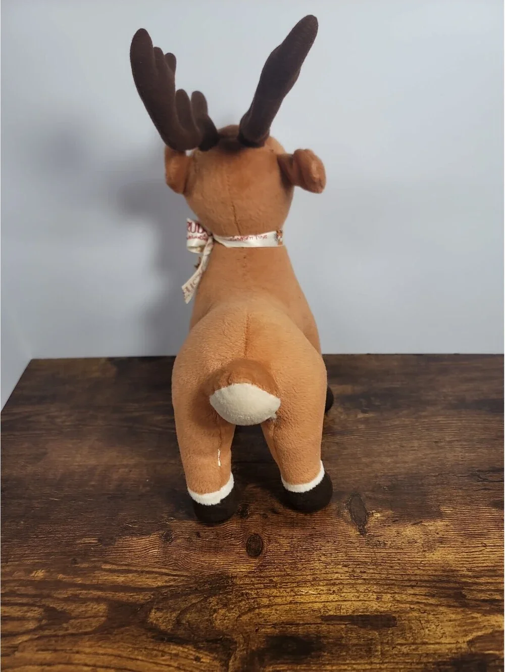Rudolph Reindeer Island Of Misfit Toys RARE Teenage ANTLERS Plush CVS Satin Bow